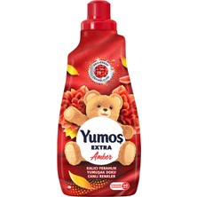 Yumoş Extra Amber 1440 ml Sıvı Çamaşır Yumuşatıcı Kalıcı Ferahlık ve Yumuşaklık 60 Yıkama 3 Adet