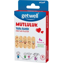 Getwell Mutluluk Yara Bandı 15 Adet 2 Adet