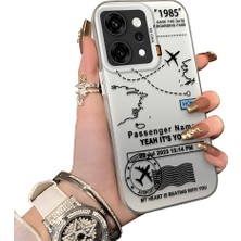 HONTINGA Oppo Reno 14 Pro 5g ile Uyumlu Kılıfı Silikon Kenar Sert Arka Düşüme Önleyici Basitlik Anti Düşme Kamera Korumali Uçak Desen Telefon Kılıfı Kadın ve Erkek Için Uygundur K1-0714