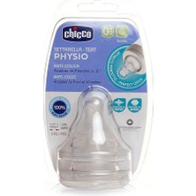 Chicco Yeni Wellbeing Biberon Emziği 0 Ay+ Yavaş Akış 2'li (2 Adet)