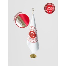Bilsan Dışişleri Bakanlığı Makam Bayrağı - Saçaklı Gold Set