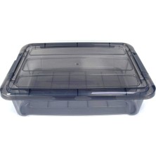 Evmoni Kilitli Saklama Kabı 7 x 29 x 19 cm 2.8 Litre 2 Adet