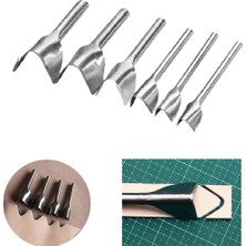 SRTfootcare Kemer Ucu Kesme Bıçağı V Model Set Deri El Aleti