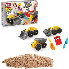 Dede Oyuncak Dede Art Craft Iş Makineleri Kinetik Oyun Kumu Seti +3 Yaş 1 Adet
