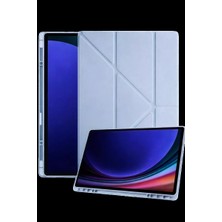 Armüz Samsung Galaxy X730 Tab S11 Kalemlikli Mars Tablet Kılıfı - Mavi