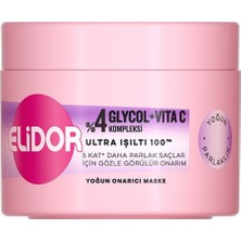 Elidor Ultra Işıltı 100 Yoğun Onarıcı Maske 220 ml 4 Adet
