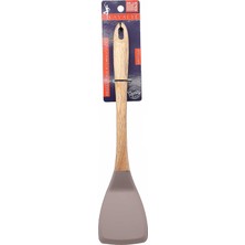 Kavalye Mila Ahşap Saplı Silikon Spatula 3 Adet