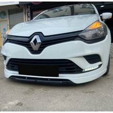 Tuning Vadisi Renault Clio 4 2 Parça Ön Ek Karlık Abs Plastik Mat Siyah 2016 2018 2019 Makyajlı Kasa
