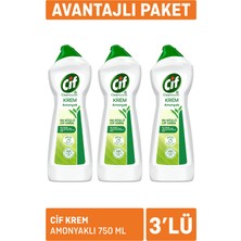 Cif Krem Amonyaklı 3 x 750ML