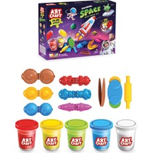 Dede Oyuncak Dede Art Craft Inanılmaz Uzay Bebek Oyun Hamuru Seti +3 Yaş (3 Adet)