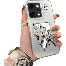 HONTINGA Oppo Reno 14 Pro 5g ile Uyumlu Kılıfı Silikon Kenar Sert Arka Düşüme Önleyici Basitlik Anti Düşme Kamera Korumali Cristiano Ronaldo Desen Telefon Kılıfı Kadın ve Erkek Için Uygundur K1-0712