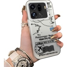 HONTINGA Oppo Find X9 Pro 5g ile Uyumlu Kılıfı Silikon Kenar Sert Arka Düşüme Önleyici Basitlik Anti Düşme Kamera Korumali Uçak Desen Telefon Kılıfı Kadın ve Erkek Için Uygundur K1-0714