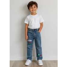 Kaizer Jeans Kar Yıkama Kamyon Desenli Çocuk Pantolon