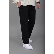 Stil Kombin Yıkamalı Keten Baggy Pantolon Spr 2313_0445