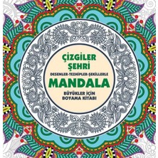 Aydogan's Çizgiler Şehri - Mandala (Büyükler Için Boyama)