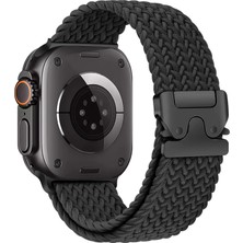 MMP Shop Apple Watch 11 / 10 46MM 49 / 45 / 44 mm Uyumlu Series 9/8/7/6/5/4/3/se Örgü Esnek Paraşüt Tokalı Spor Kordon