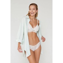 Ales Butik 551 Marlin Dantelli Ekru Bralet Takım