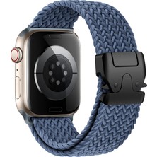 MMP Shop Apple Watch 10 / 11 42MM 41 / 40 / 38 mm Uyumlu Series 9/8/7/6/5/4/3/se Örgü Esnek Paraşüt Tokalı Spor Kordon