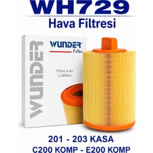 Fıat - Alfa Romeo - Opel - Chevrolet - Cıtroen - Peugeot - Lancıa - Mercedes Benz Wunder Wh 729 Hava Filtresi