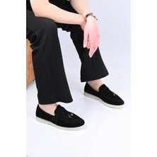 Bestello Bağcıksız Püskül Detaylı Kauçuk Taban Hakiki Deri Loafer 343-166-034 Kadın Ayakkabı