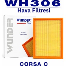 Fıat - Alfa Romeo - Opel - Chevrolet - Cıtroen - Peugeot - Lancıa - Opel Combo / Corsa / Merıva / Tıgra Wunder Wh 306 Hava Filtresi