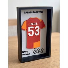 Riva Self Barış Alper Yılmaz 3D Forma Tasarımlı Dekoratif Çerçeve - Galatasaray Sk Temalı