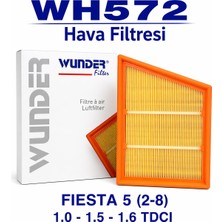 Fıat - Alfa Romeo - Opel - Chevrolet - Cıtroen - Peugeot - Lancıa - Ford Wunder Wh 572 Hava Filtresi