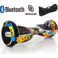 Citymate Smart Balance Elektrikli Kaykay Hoverboard Çanta Hediyeli Bluetooth Hoparlörlü Desenli
