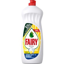 Fairy Limon Kokulu Sıvı Bulaşık Deterjanı 650 ml 3 Adet Enerji Tasarrufu Sağlayan Formül
