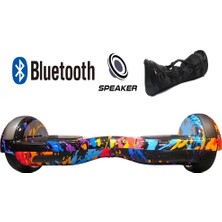 Citymate Smart Balance Elektrikli Kaykay Hoverboard Çanta Hediyeli Bluetooth Hoparlörlü Desenli