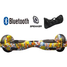 Citymate Smart Balance Elektrikli Kaykay Hoverboard Çanta Hediyeli Bluetooth Hoparlörlü Desenli