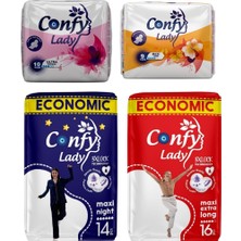Confy Lady Gece ve Gündüz Özgürlük Seti 49 Adet