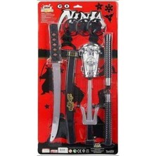 Aspartam Ninja Samuray Dövüş Savaş Seti Kılıç Mınçıka Yıldız Fırlatma Bıçağı