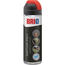 Brio Işaretleme Spreyi Endüstriyel 500 ml Kırmızı