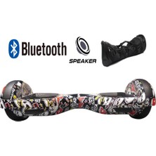 Citymate Smart Balance Elektrikli Kaykay Hoverboard Çanta Hediyeli Bluetooth Hoparlörlü Desenli