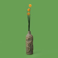 Matmel Deco Allium Dal Çiçek - Turuncu - 87 cm