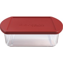 Paşabahçe Borcam- Bake&keep Kare Kapak Tepsi 1040 cc 2 Adet