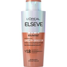 Elseve Growth Booster Döküntü Karşıtı Şampuan 200 ml Belirginleştirici Etki Alkol İçermez