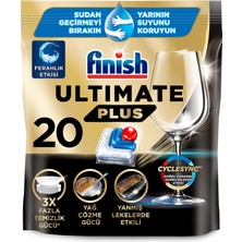 Finish Ultimate Plus Hepsi 1 Arada 20 Tablet 244 G 2 Adet