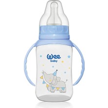 744 Wee Baby Kulplu Pp Biberon 150ML Mavi
