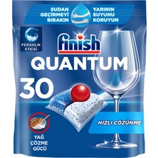 Finish Quantum 30 Kapsül Bulaşık Makinesi Deterjanı Tableti 2 Adet