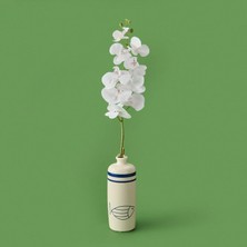 Matmel Exclusive Orkide Yapay Çiçek - Beyaz - 105 cm