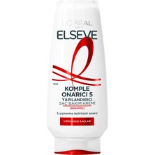 Elseve Komple Onarıcı 5 Yapılandırıcı Saç Kremi 250 ml 5 Adet