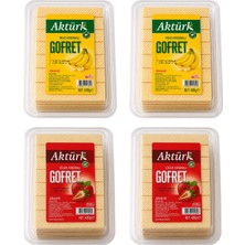 Aktürk Gofret Çilek ve Muz Kremalı 430 gr x 4 Lü Karma Paket