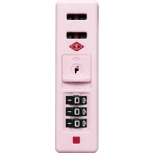 Yüksek Kaliteli Güvenli Pembe Non Tsa Valiz Şifresi