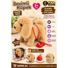 Sevimli Köpek Kablo Kumandalı Sesli Yürüyen Peluş Oyuncak Köpek