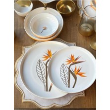 sembol Starlice Bone China 24 Parça Yemek Takımı