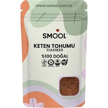 Smool Keten Tohumu 500 gr Glütensiz ve Katkı Maddesi İçermeyen Doğal Türkiye Menşeli