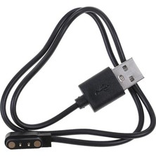 Narita NRT-50103 Evrensel USB To 2 Pin (4 Mm) Mıknatıslı Akıllı Saat Şarj Kablosu
