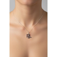 Tabitela 925 Ayar Gümüş Kolye Harf L&p   SM12985
